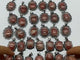 32 Pieces Rhodochrosite (Argentina) Pendant Charm