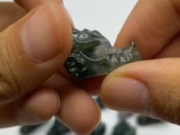 Moss Agate Mini Dragon Head Carving Wholesale -Wholesale Crystals