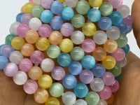 Colorful Aura Selenite Rainbow Bracelet Wholesale -Wholesale Crystals