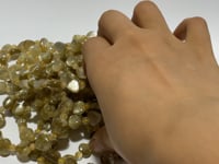 Gold Mica Heart With Gold Rutile Bead Bracelet Wholesale -Wholesale Crystals