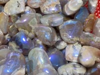 Aura Sakura Flower Agate Heart Wholesale -Wholesale Crystals