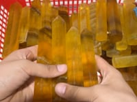 Yellow Fluorite Point Wholesale