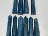 10 Pieces Large Blue Apatite Tower