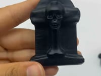 Black Obsidian Tombstone Skull Cross Carving Wholesale -Wholesale Crystals