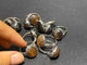 11 Pieces Black Rainbow Sun Stone Different Styles Sterling Silver Ring