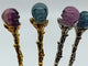 Rainbow Fluorite Skull Coffee Spoon Carving Wholesale -Wholesale Crystals