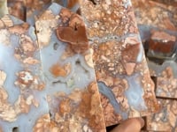 High Quality Pink Agate Fat Four-Sided Tower Point Wholesale -Wholesale Crystals