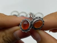 High Quality S925 Orange Garnet Ring Wholesale -Wholesale Crystals