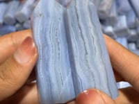 Blue Lace Agate Tower Point Crystal Wholesale