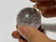 Unique Clear Quartz With Red Mica Sphere