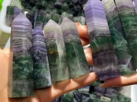 Colorful Silky Fluorite Point Wholesale -Wholesale Crystals