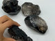 4 Pieces Smoky Quartz Backbone Specimen Crystal Stone