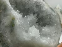 6 Pieces Large Geode Druzy Moss Agate Arrow Head