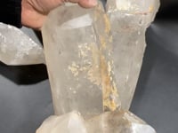 4 Pieces Large Clear Quartz Crystal Raw Points