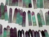 47 Pieces 4.3-7inch Watermelon Colourful Fluorite Tower Points