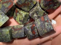 Dragon Blood Stone Cube Tumbled Wholesale