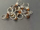 17 Pieces Rutile Quartz Different Styles Sterling Silver Ring