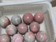 11 Pieces Natural Pink Opal Spheres