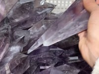 Light Purple God's Fingerprint Amethyst Point Scepter Magic Wand Wholesale