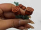 Red Jasper Green Aventurine Flower Carving Wholesale