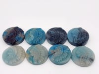 8 Pieces Trolleite Stone Indian Girl Carving