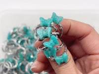 Amazonite Bow Tie Crystal Ring Wholesale
