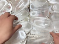 High Quality Selenite Coffin Shallow Bowl Carving Wholesale