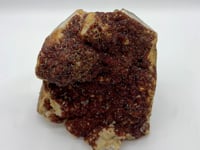 Unique Natural Color Garnet Crystal Specimen