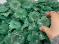 Green Aventurine Flower Crystal Stand Base Wholesale