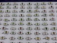 Beautiful Colorful Tourmaline Butterfly Ring Wholesale