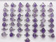 50 Pieces Freeform Amethyst Different Styles Ring