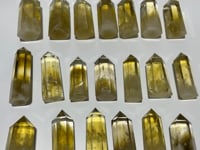 20 Pieces Fat Citrine Crystal Tower Point
