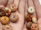 Natural Coral Jade Donuts Crystal Wholesale