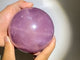 Six Star Line Deep Pink Rose Quartz Sphere