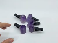 Amethyst Point Car Air Vent Clips Crystal Wholesale Car Accessories