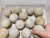 14 Pieces Beautiful Blue Moonstone Spheres