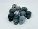 Small Moss Agate Skull Carving Wholesale
