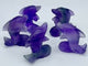 Purple Fluorite Dolphin Carving Wholesale