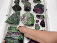 18 Pieces Raw Ruby Zoisite Stone Specimen