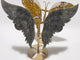2 Pairs Butterfly Wing Carving With Stand Labradorite Crazy Agate