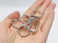 Beautiful Citrine Cut Faceted Ring Wholesale