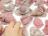 20 Pieces Pink Opal Sea Animals Carving Wholesale