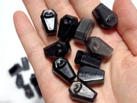 Mini Obsidian Coffin Carving Wholesale