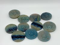 11 Pieces Trolleite Stone Lion Head Crystal Carving