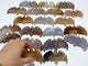 20 Pieces Agate Bat Carving Animal