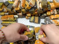 Natural Bumble Bee Stone Jasper Tower Point Wholesale