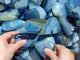 Blue Dyed Agate Arrow Head Shape Wholesale