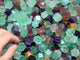 Rainbow Fluorite Tetradecahedron Shaped Tumbled Wholesale