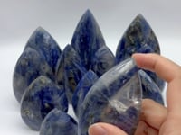 12 Pieces Beautiful Blue Kyanite Mixed Clear Quartz Arrow Head Shape Carving