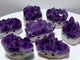 7 Pieces Polished Large Amethyst Teeth Cluster Groot Carving